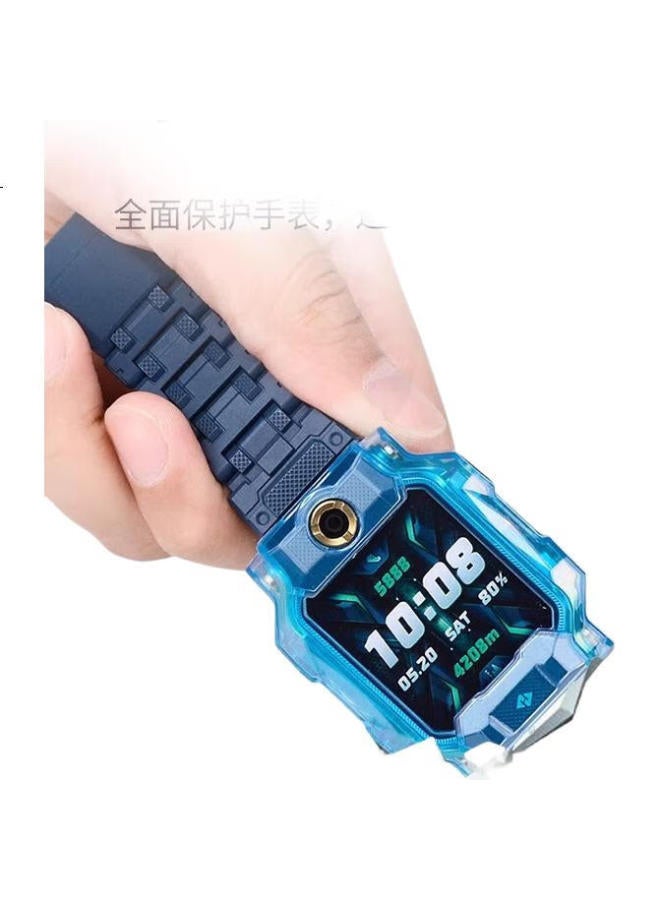 Ten Flashes Shan Xiaotianc Z8A/Z8 Youth Edition Watch Protective Case, Children'S Electric Watch, Slim, Shockproof, Anti-Collision Protective Cover, Protective Film, Z8 Children'S Watch Full Coverage Outer Shell - Image 3
