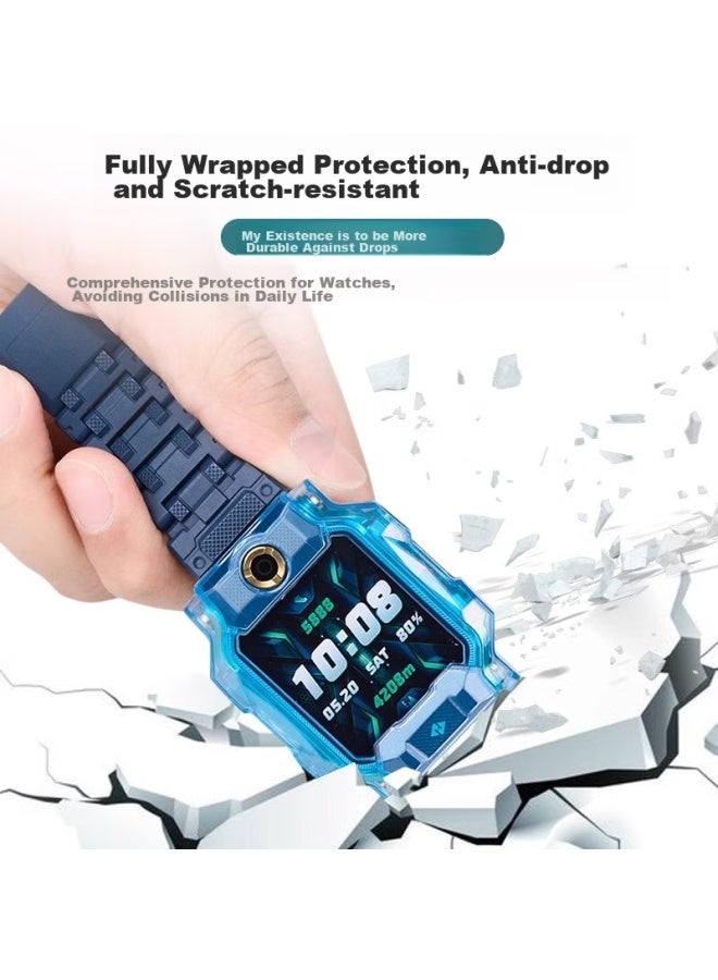 Shan Xiaotianc Z8a/z8 Youth Edition Watch Protective Case, Children's Electric Watch, Slim, Shockproof, Anti-collision Protective Cover, Protective Film, Z8 Children's Watch Full Coverage Outer Shell - Image 2