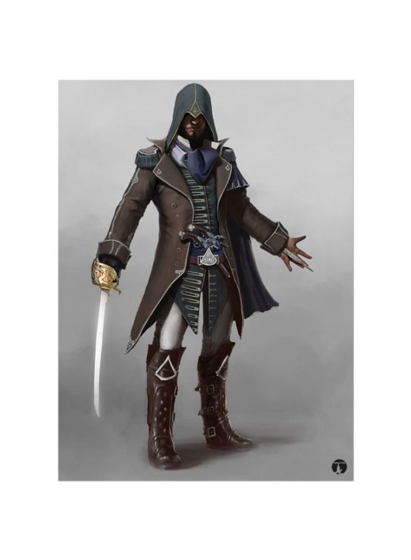 RKN Assassin's Creed Printed Mousepad Grey/Brown