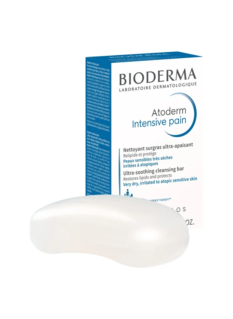 Bioderma Atoderm Intensive Pain Cleansing Bar Soap for Very Dry Skin, 150g