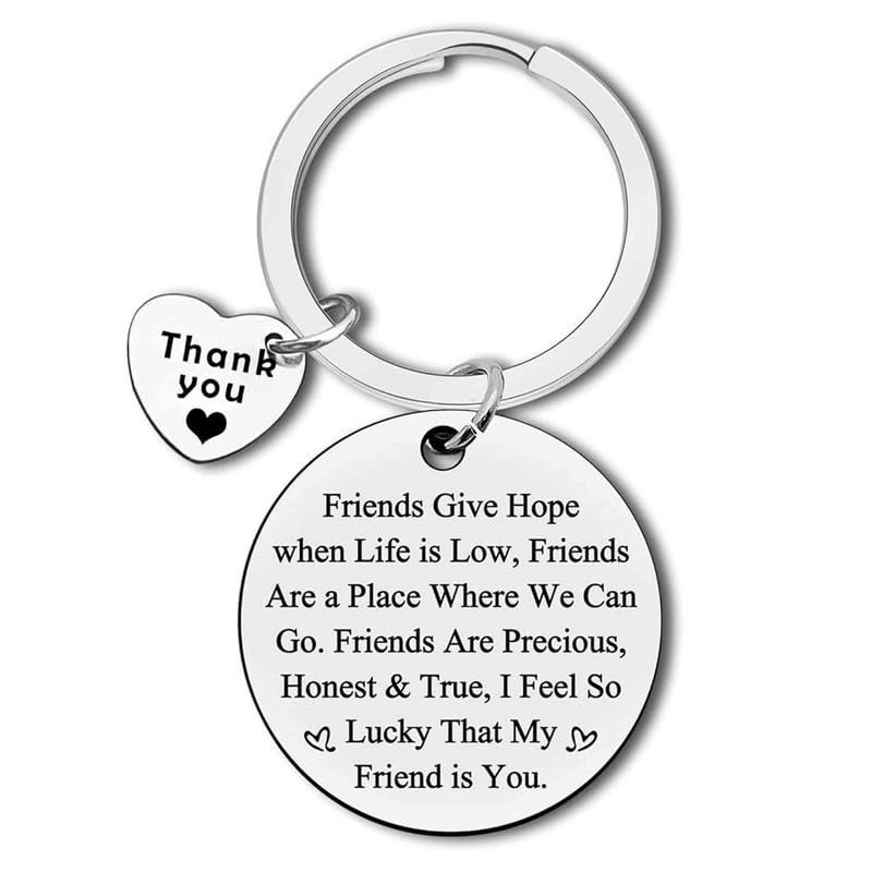 M Men Style Friends Give Hope - Bestie Birthday Friends Friendship Engraved Keychain Gifts Skey202492 - Image 1