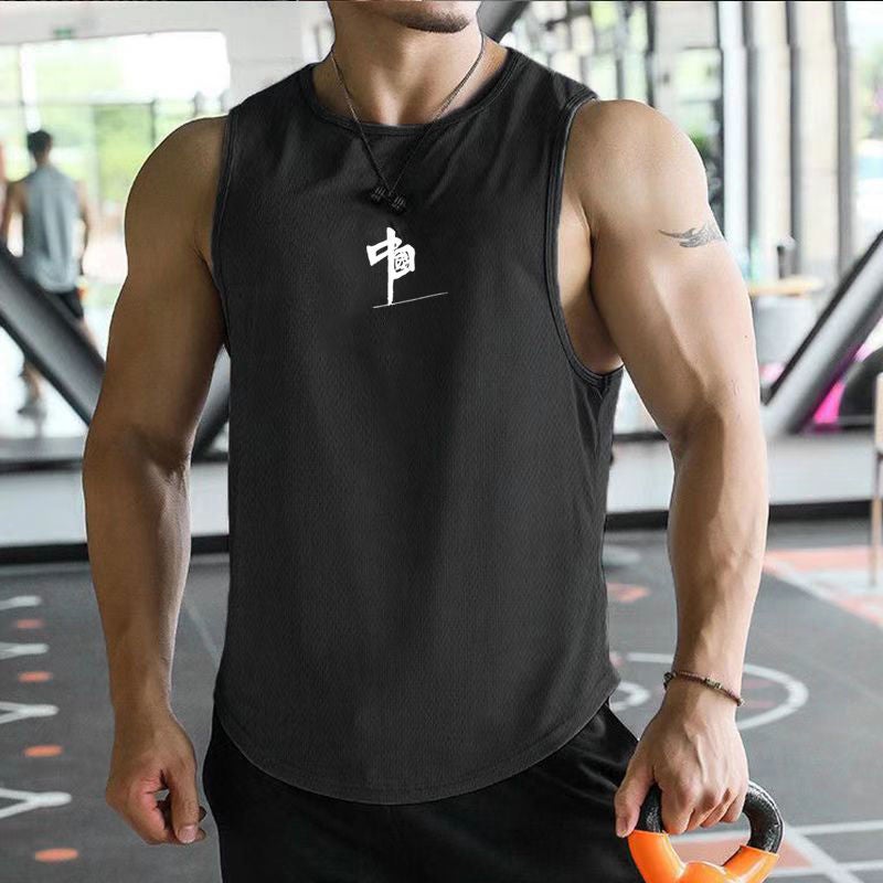 Men's Summer Sports Vest Quick Dry Breathable Sleeveless Tank Top - Image 3