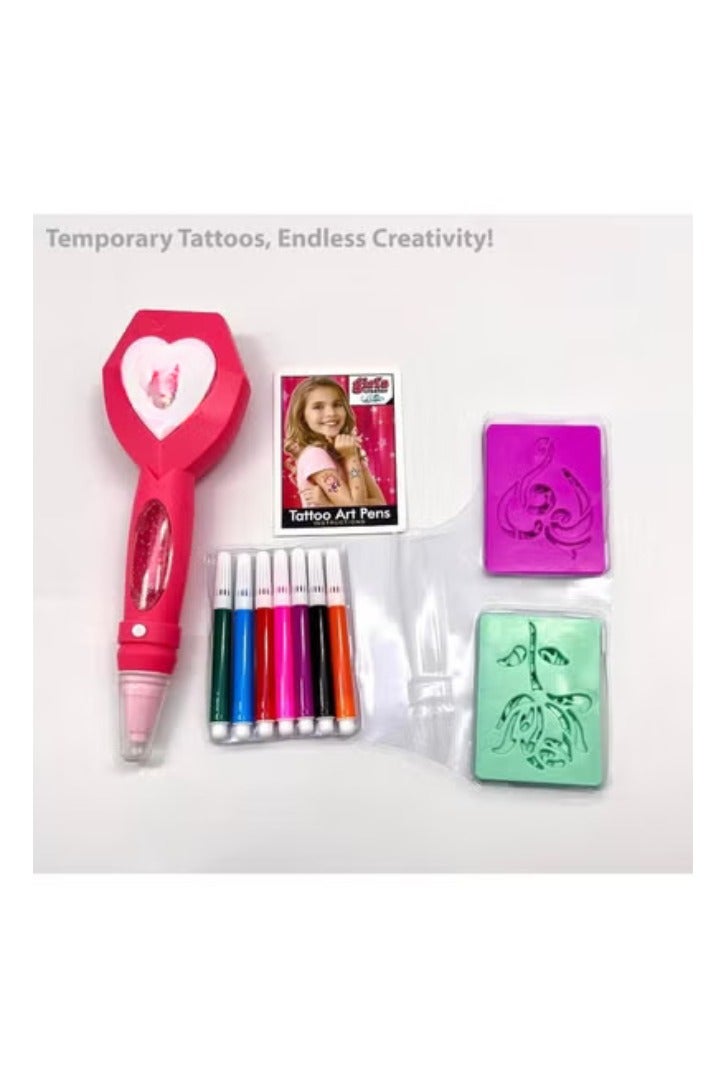 حديقة الألعاب مجموعة وشم مؤقت للأطفال - مجموعة أقلام رسم وفنون إبداعية للبنات والأولاد من سن 6 إلى 12 عامًا - مجموعة هدايا وهدايا للحفلات - Image 3