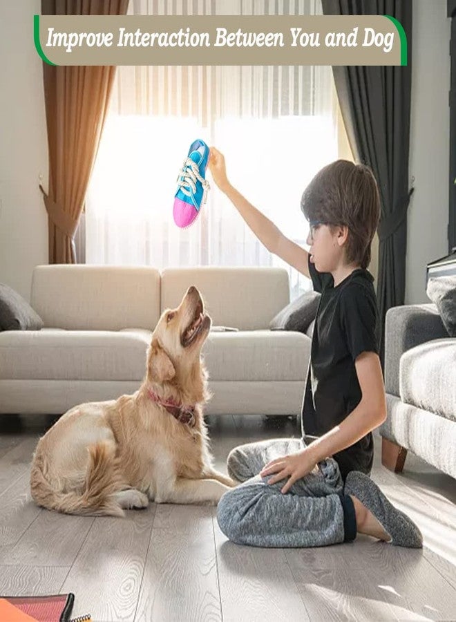IFOYO Durable Squeaky Dog Chew Toy Safe Mini Sneaker Shape Interactive Pet Toy for Puppies, Small, Medium Dogs, Cats, Rabbits and Small Animals - Image 5