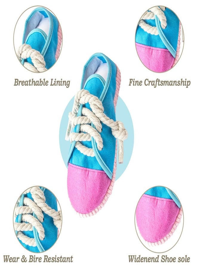 IFOYO Durable Squeaky Dog Chew Toy Safe Mini Sneaker Shape Interactive Pet Toy for Puppies, Small, Medium Dogs, Cats, Rabbits and Small Animals - Image 2