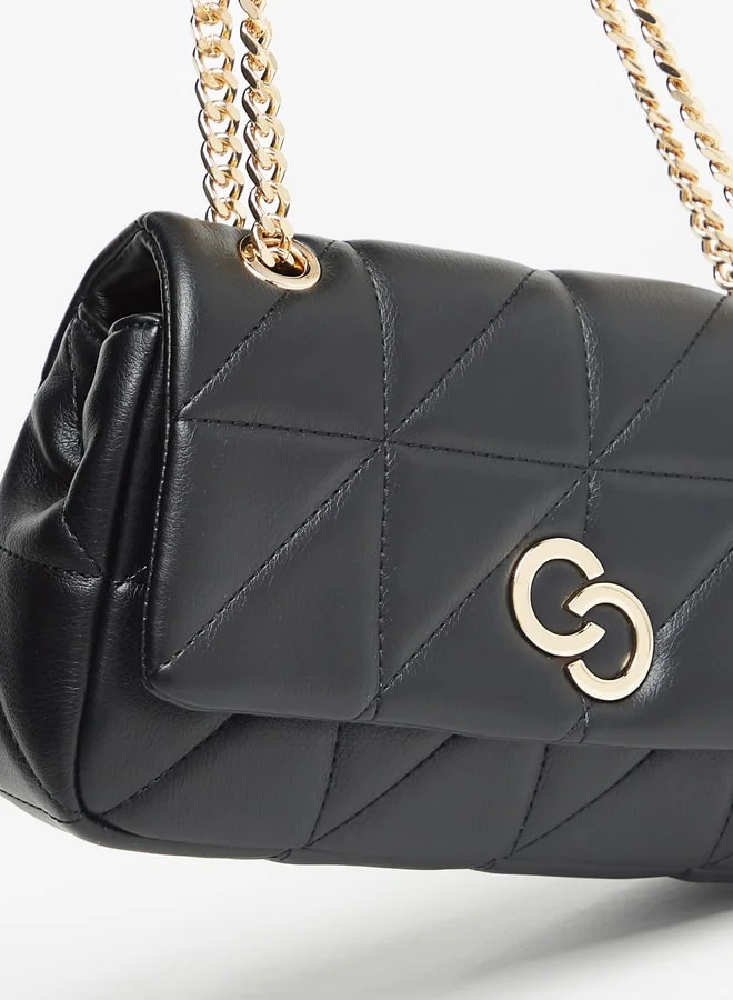 Celeste Quilted Crossbody Bag with Chain Strap