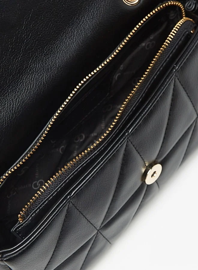 Celeste Quilted Crossbody Bag with Chain Strap