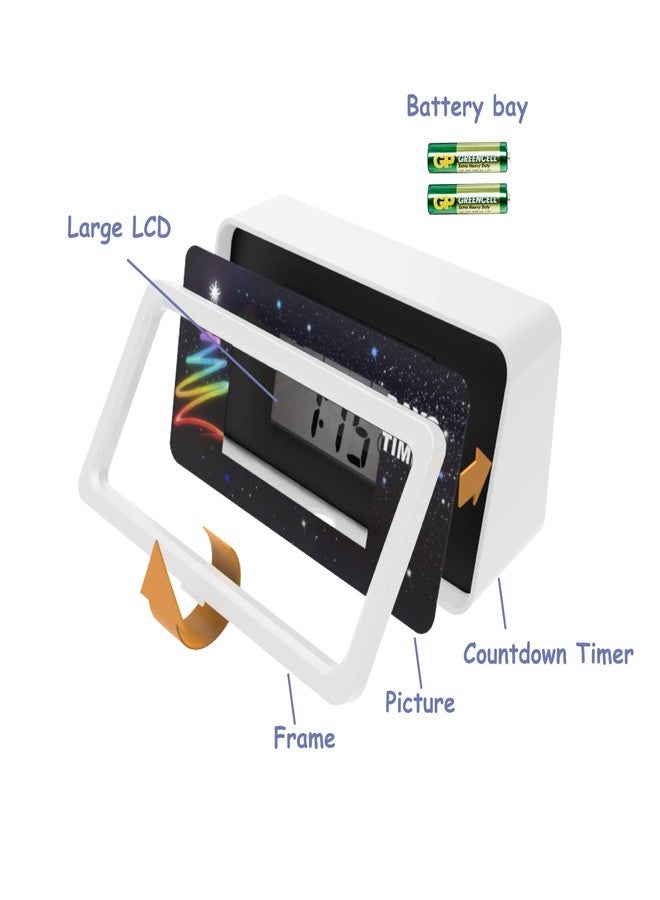 Jayron Backlight Digital 9,999 Days Countdown Timer Big LCD Display Count Down for Retirement Wedding Vacation Christmas Event Classroom Cruise - Image 4