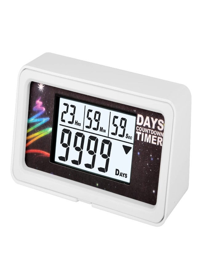 Jayron Backlight Digital 9,999 Days Countdown Timer Big LCD Display Count Down for Retirement Wedding Vacation Christmas Event Classroom Cruise - Image 1