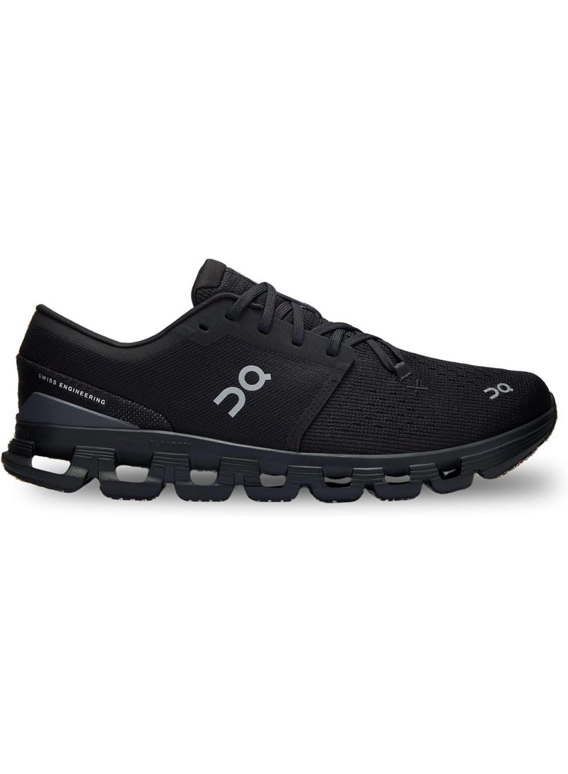 ON Running Men's Cloud X 4 Sneakers | Black - Image 1