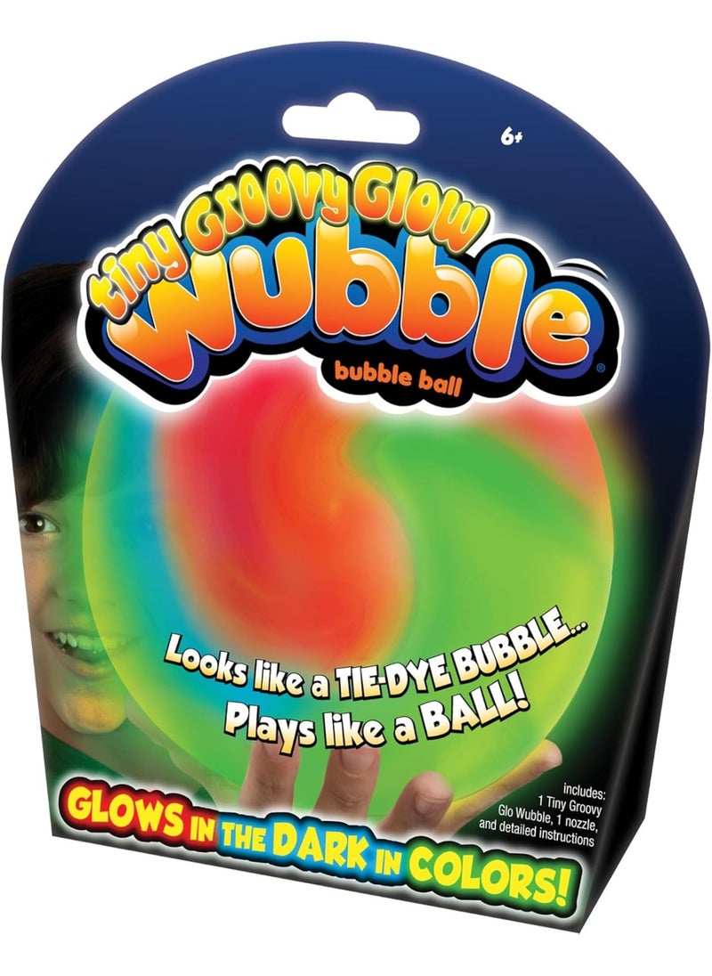 Wubble Bubble - Tiny Groovy Glow Wubble Bubble Ball - Image 1