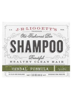 J·R·LIGGETT'S J.R. Liggett's, Old Fashioned Shampoo Bar, Herbal Formula, 3.5 oz (99 g)  - Image 1