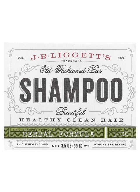 J.R. Liggett's, Old Fashioned Shampoo Bar, Herbal Formula, 3.5 oz (99 g)