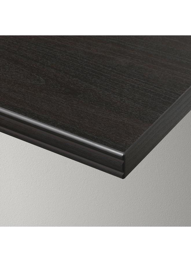 Zaboon - Shelf, Brown-Black, 120X20 Cm - Image 1