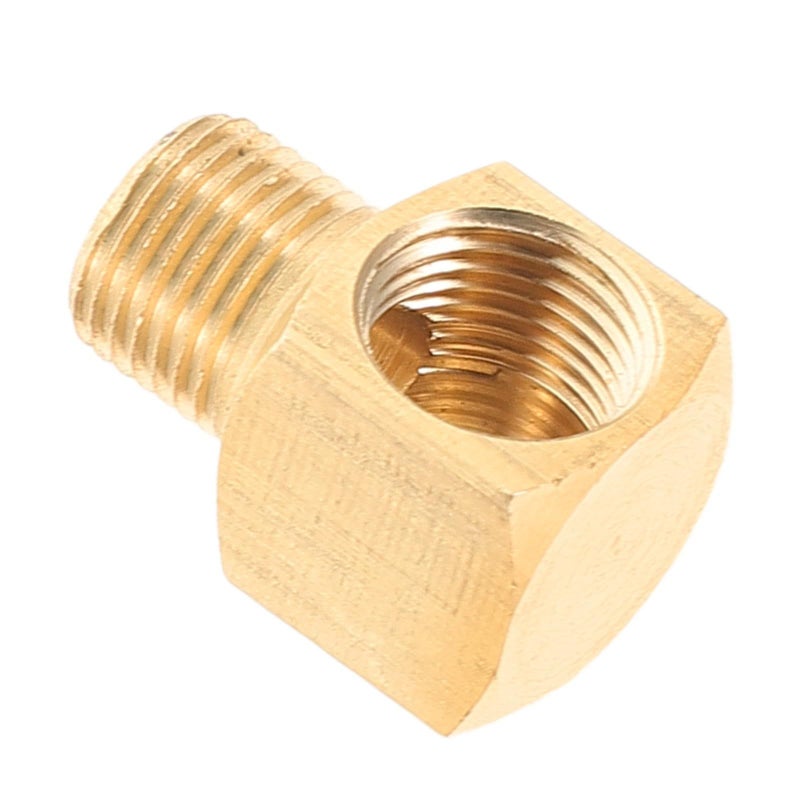 Brass 90 Degree Elbow Fitting 9 5mm To 12 7mm Male Female Thread For Hydraulic Gas Pipe - Image 2