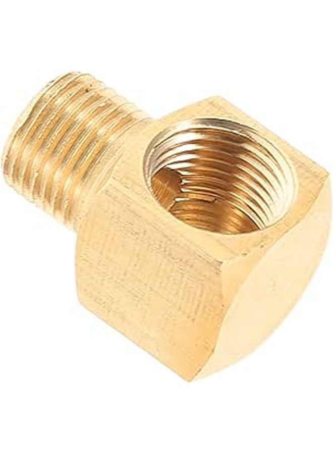 Brass 90 Degree Elbow Fitting 9 5mm To 12 7mm Male Female Thread For Hydraulic Gas Pipe - Image 1