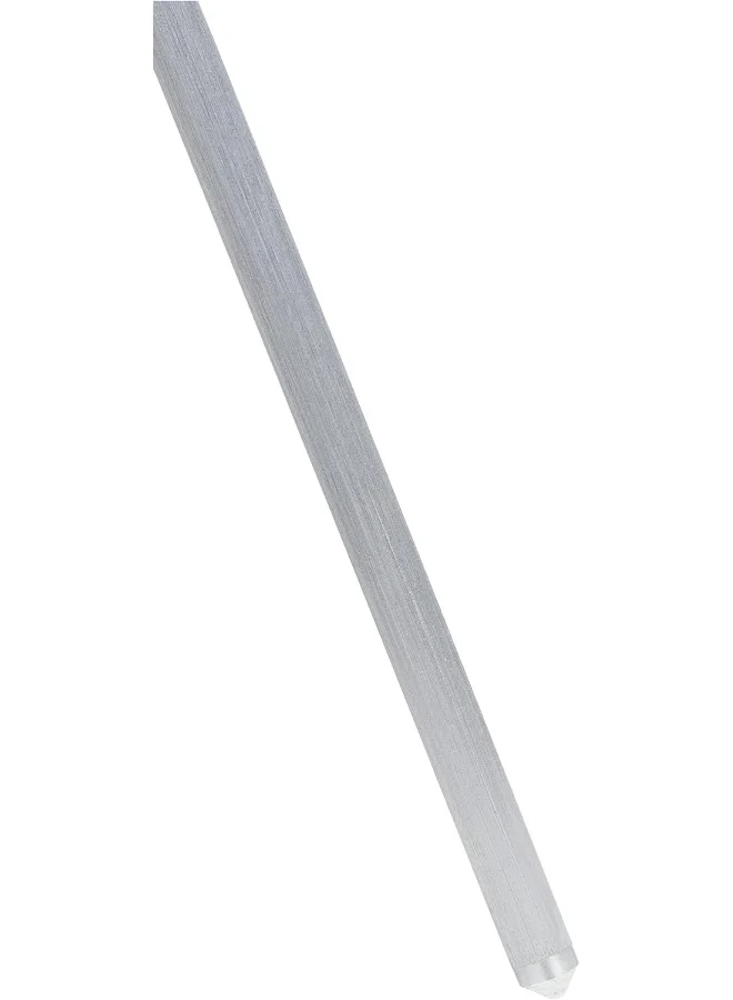 ترامونتينا Tramontina Plenus 8 Inches Grooved Sharpener with Carbon Steel Stem and Black Polypropylene Handle