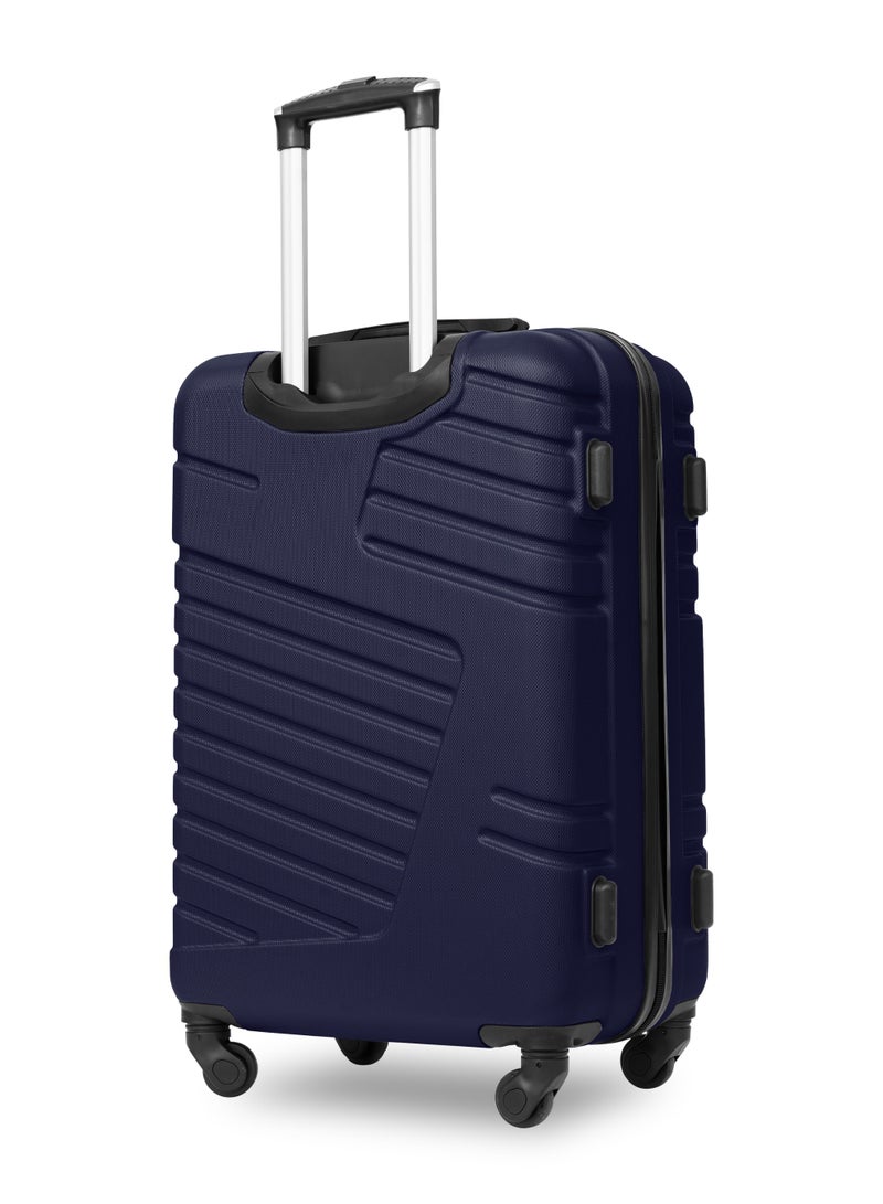 PARAJOHN Series Series Set of 3 Luggage | Lightweight Small 10KG, Medium 20KG & Large 30KG ABS 4 Wheels Trolley Hardsided Travel Suitcase - Navy - Image 5