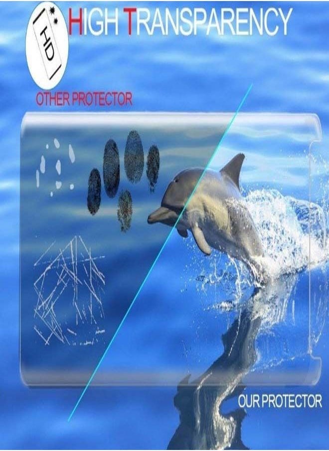 shAyzee حماية شاشة زجاجية مقسّاة لجهاز سامسونج جالاكسي S8 بلس - 6.2 بوصة، شفافة، صلابة 9H، خالية من الفقاعات، مقاومة للخدوش، حماية عرض فائقة الوضوح HD للحساسية الكاملة للمس - Image 3