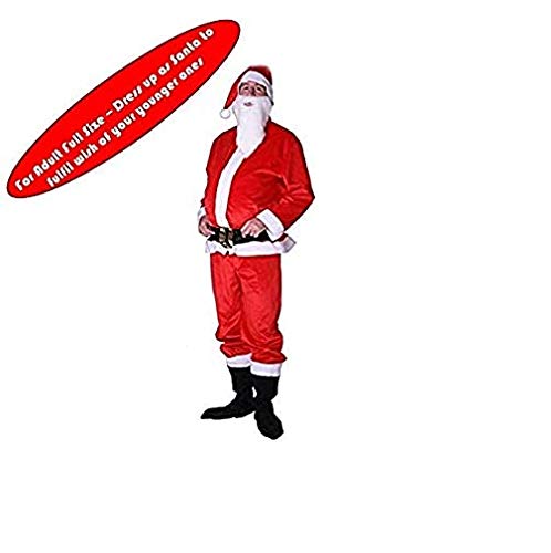 TechGeek Santa Claus Dress Costume for Adults(18 Years +) - Image 1