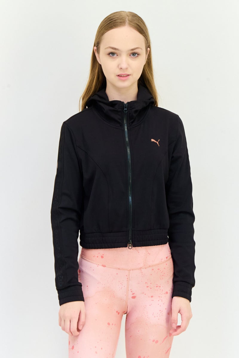 PUMA Women Sportswear Fit Long Sleeve Training Sweatshirts, Black  - Image 1