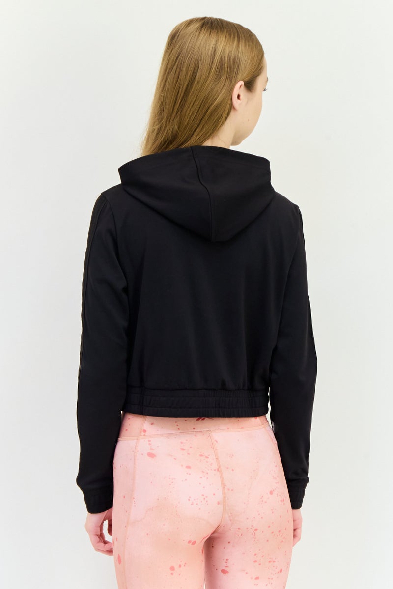 PUMA Women Sportswear Fit Long Sleeve Training Sweatshirts, Black  - Image 3