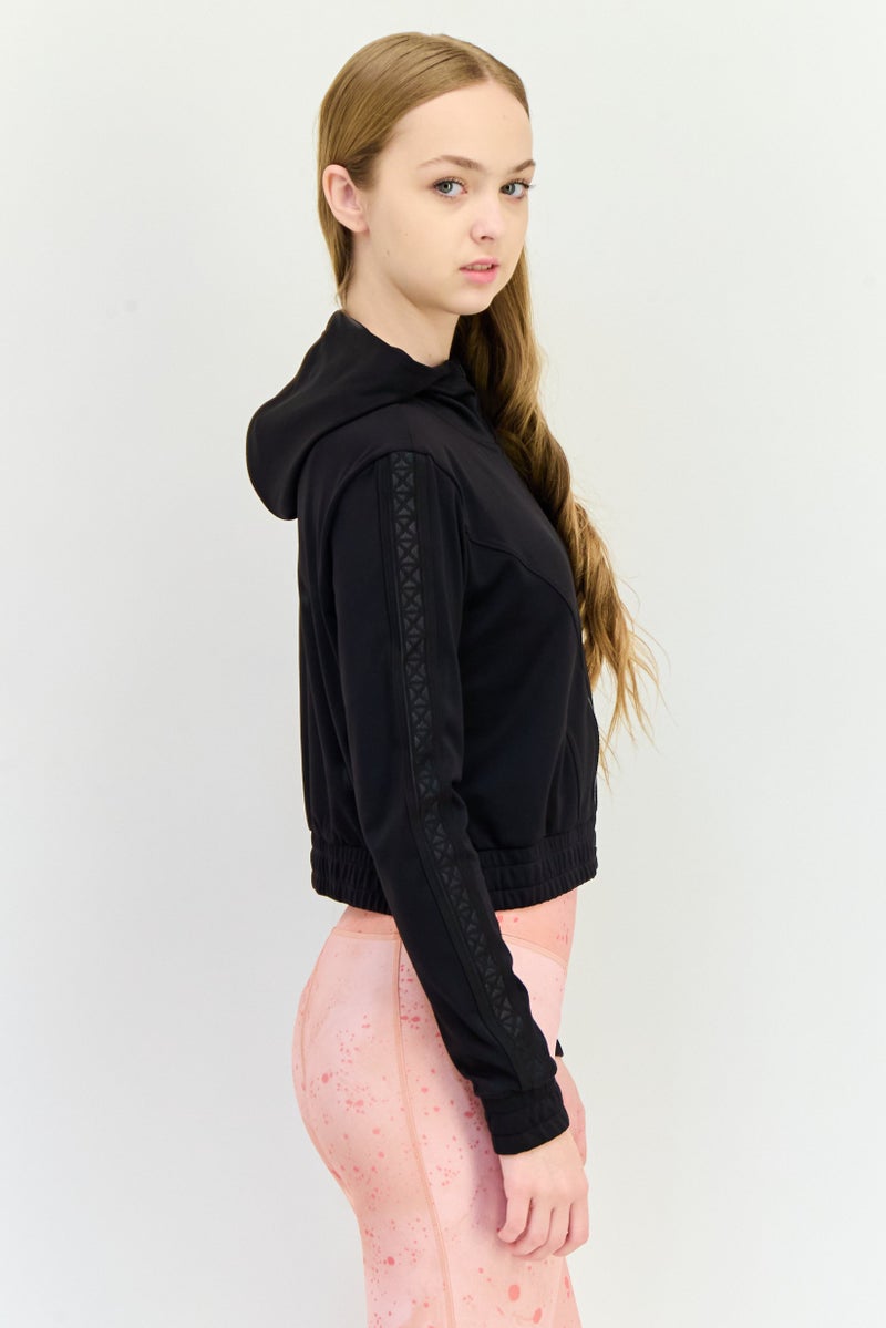 PUMA Women Sportswear Fit Long Sleeve Training Sweatshirts, Black  - Image 2