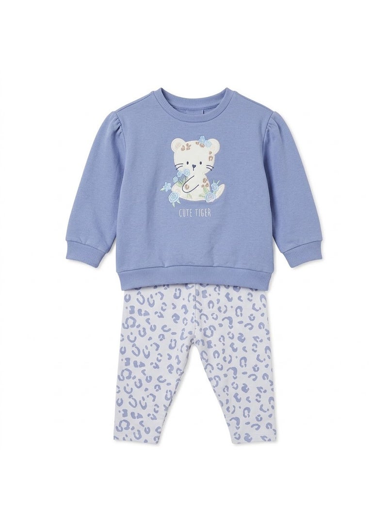 Funny bunny winter pajama for girls - Image 1