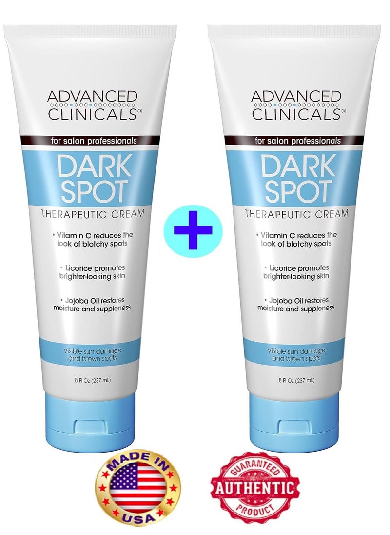 Advanced Clinicals - Advanced Clinicals Dark Spot Vitamin C Cream Anti Aging Face andHand Body Moisturizer (2 Pack) - Image 1