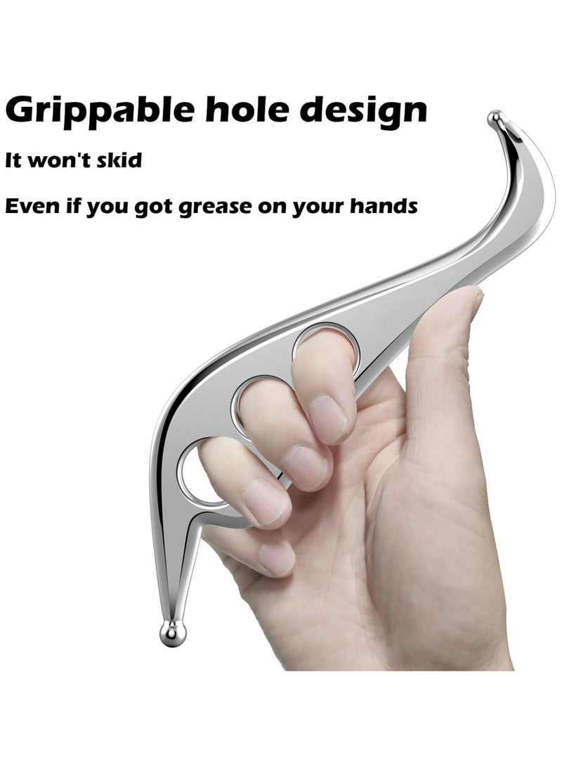 Stainless Steel Muscle Scraper Massage Tool gua sha iastm for deep Tissue Scraping for myofascial Release - Image 3