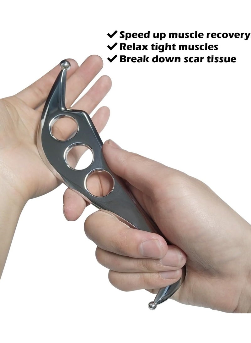 Stainless Steel Muscle Scraper Massage Tool gua sha iastm for deep Tissue Scraping for myofascial Release - Image 5