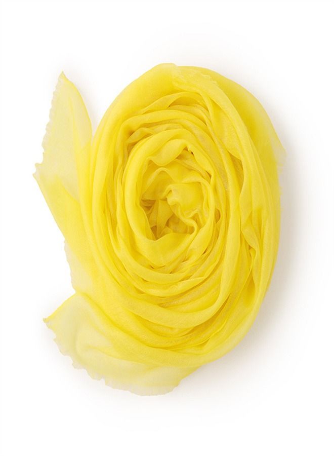 Loquat Solid Light Sunscreen Cashmere Scarf  - Image 4