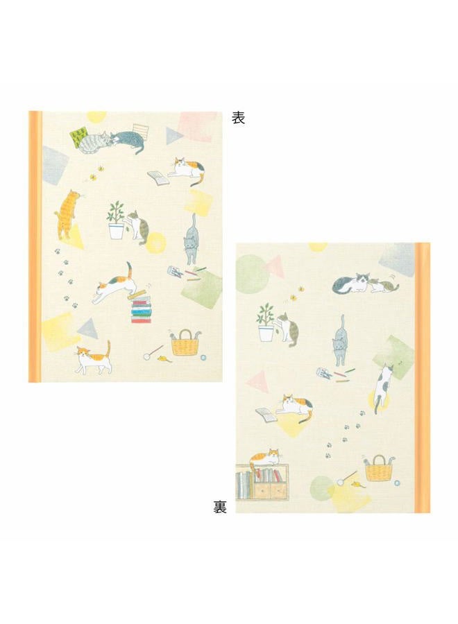 Midori Designphil Midori Diary cat Pattern 1 Page 2 Days 1 Year Diary - Image 3