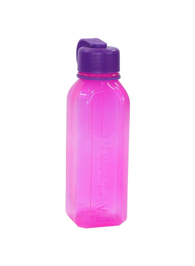 m-design M Design Square Bottle with Strap 500ml - Pink - Image 2