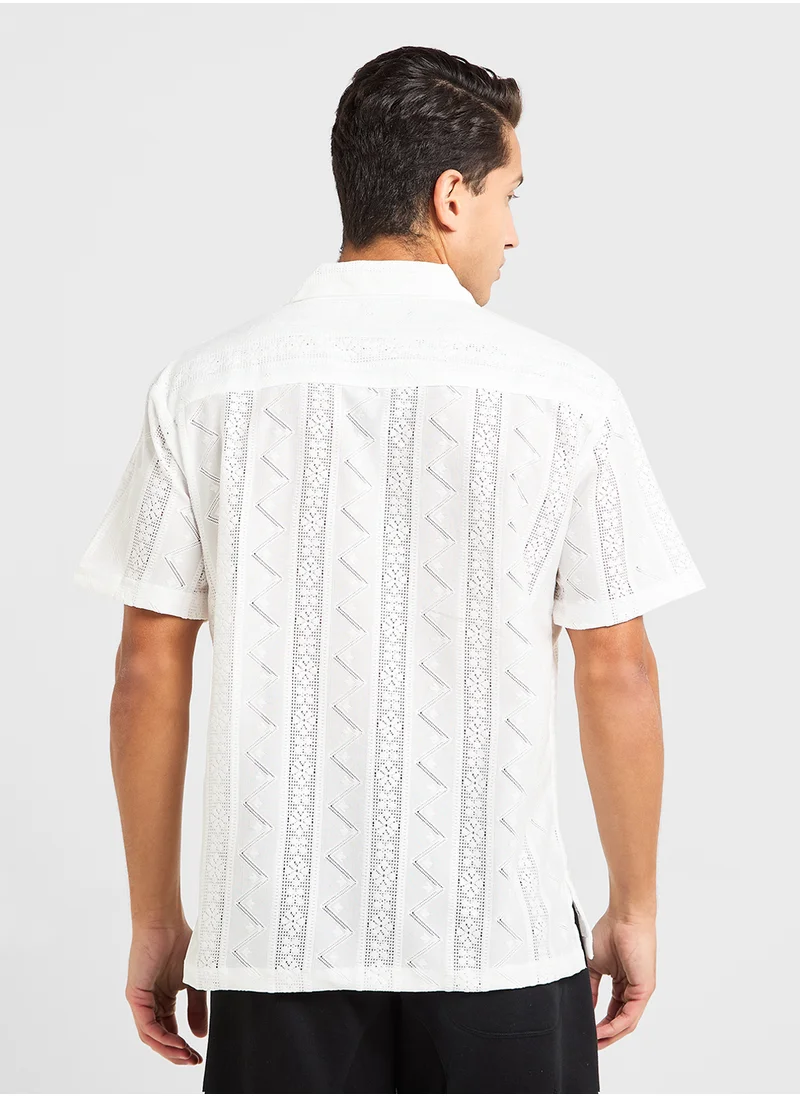 Seventy Five Causal Half Sleeve Shirt