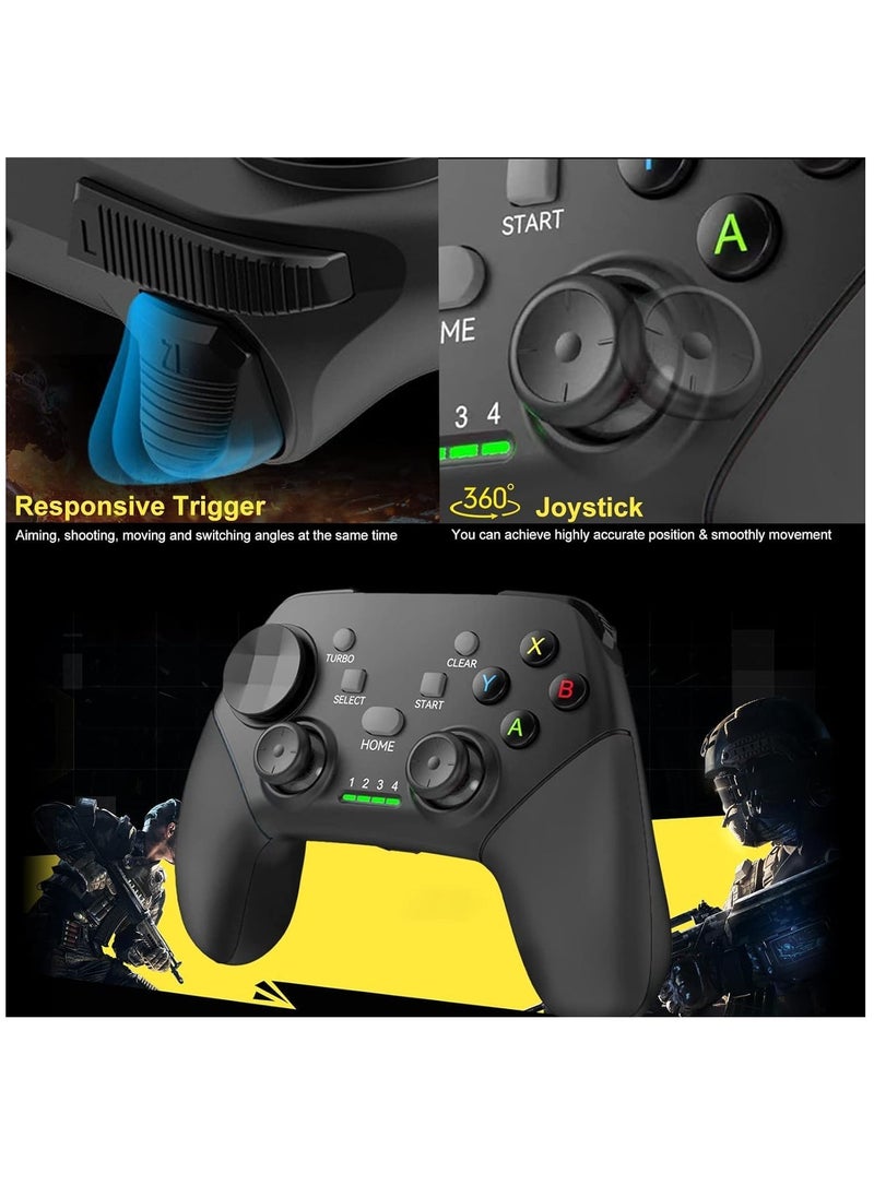 KASTWAVE - Mobile Gaming Controller for iOS, for Android, for iPad, Tablet, PC, Phone Wireless Controller for iPhone 14 13, for galaxy S22 21, Android Phones, for COD Mobile, for Genshin Impact, for Cloud Gaming - Image 1
