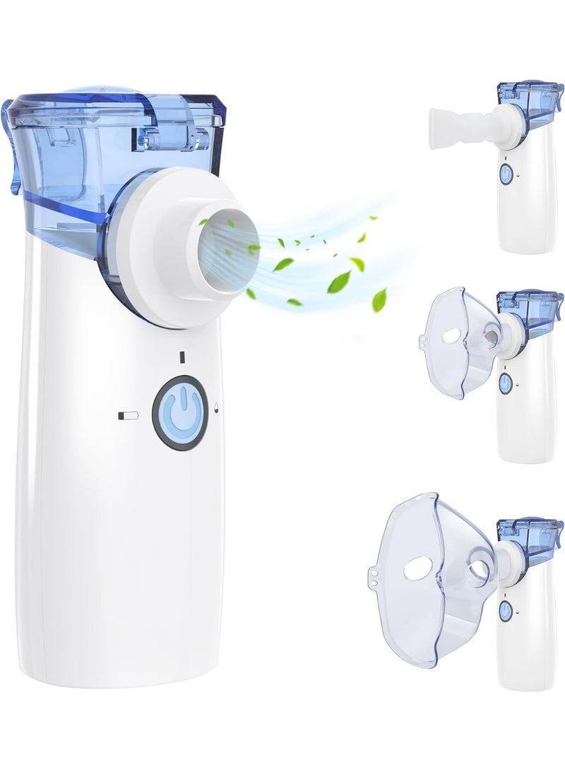 Rechargeable Portable Inhaler Device – Super Quiet Nebulizer with Adjustable Spray for Children & Adults - Image 1