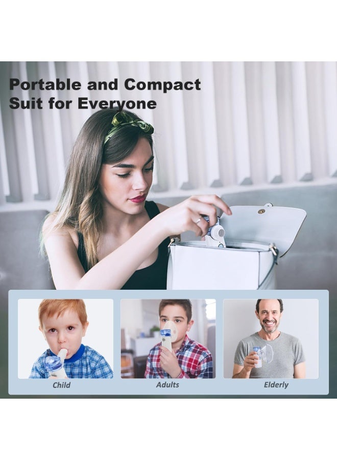 Rechargeable Portable Inhaler Device – Super Quiet Nebulizer with Adjustable Spray for Children & Adults - Image 3