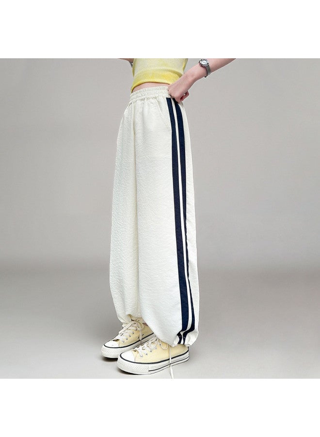 Bumblebee Girls' Summer Pants Thin Casual Trousers 2025 New Collection Large Kids Fashion Wide Leg Pants Loose Sportswear - Image 3