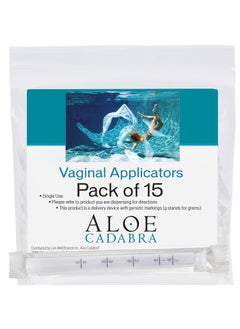 Aloe Cadabra Disposable Vaginal Applicators, Pack of 15