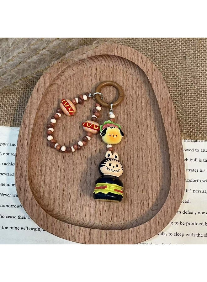 NIBEMINENT Phone Charm/ Chain Strap for Women Girls，LABUBU Cell Phone Case Lanyard Wrist Strap