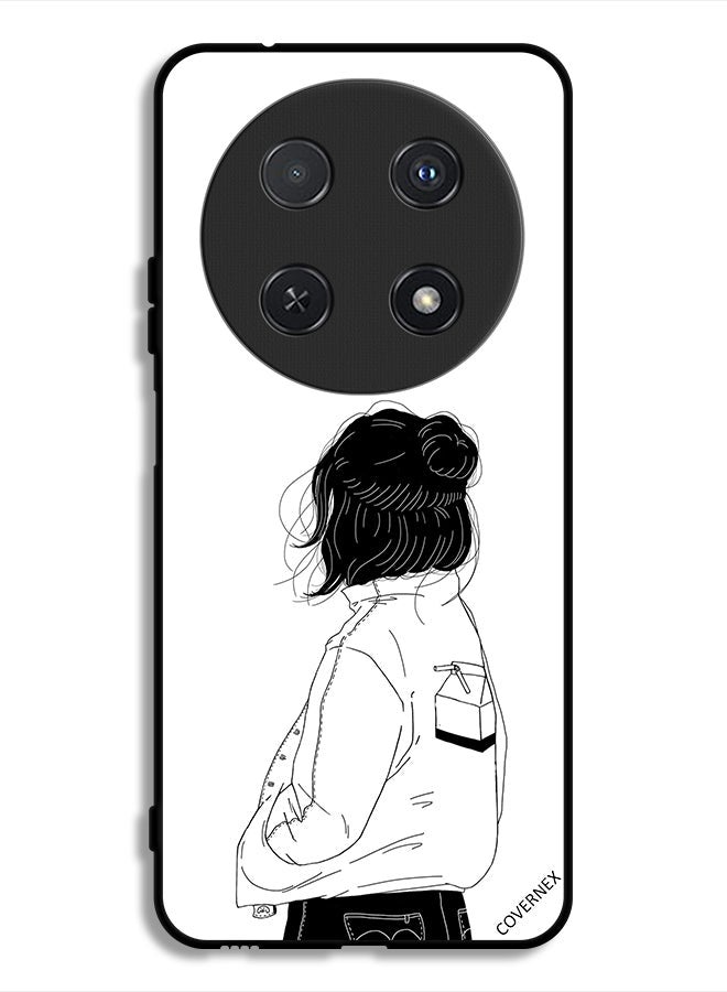 Covernex Huawei nova 13i Protective Case Cover Girl Think Very Deep - Image 1