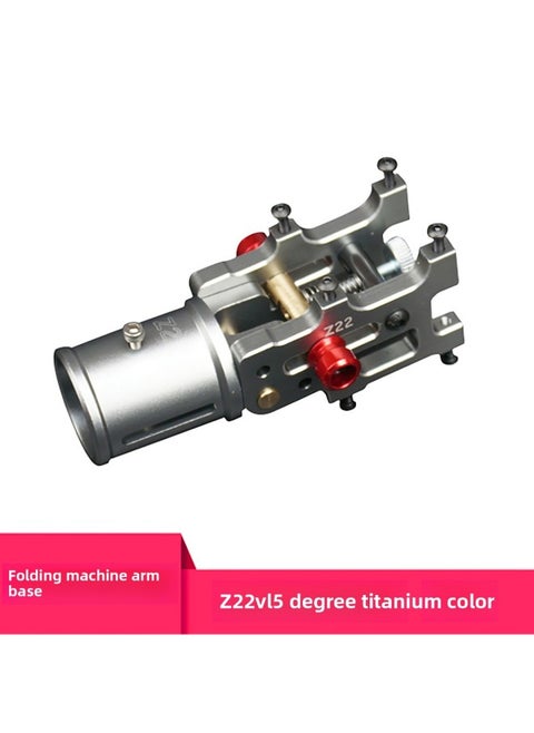 Chu Zhou CNC Metal Z16 22 25 30mm V1 Multi-axis UAV Automatic Folding Machine Arm/seat-Color:z22 V1 5 Degree Titanium
