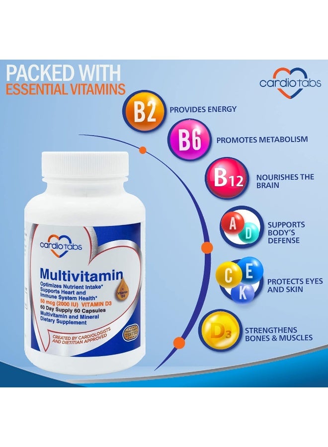 CardioTabs Multivitamin Dietary Supplement for Men and Women - Image 4