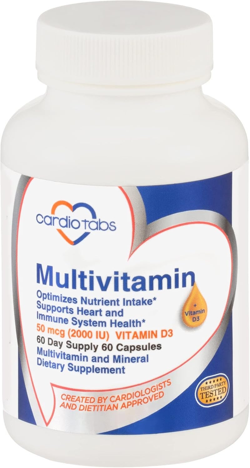 CardioTabs Multivitamin Dietary Supplement for Men and Women - Image 1