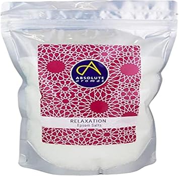 Absolute Aromas Epsom Bath Salts Magnesium Sulphate Infused with 100 Pure Essentials Oils Relaxation 1kg - Image 4