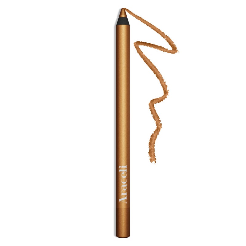 Araceli Beauty Gel Pencil Eyeliner â€“ Water Resistant & Smudge-Proof, Long-Lasting Eye Makeup for Precision Lining & Bold Gold Color - Image 1