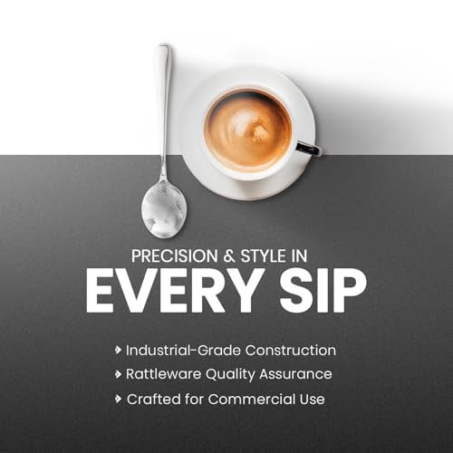 Rattleware Stainless Steel Cupping Spoon Deep Bowl Edition Sleek Professional Design Precision Crafted for Coffee Tasting Durable Ergonomic Handle Perfect for Coffee Cupping Enthusiasts and Baristas - Image 4