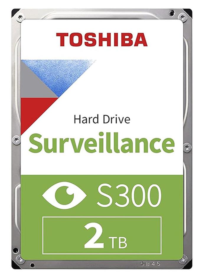 توشيبا محرك أقراص ثابتة S300 للمراقبة سعة 2 تيرابايت - محرك أقراص ثابتة داخلي SATA مقاس 3.5 بوصة يدعم ما يصل إلى 64 كاميرا عالية الدقة بعبء عمل يبلغ 180 تيرابايت/عام (HDWT720UZSVA) - Image 1