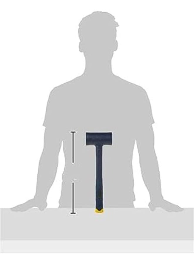 LAMAY Dead Blow Hammer - 45 oz Mallet with Polyurethane & Cushion Grip Handle(1P,2P,3P) (Size : 2P) - Image 2